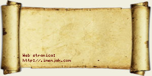 Jesenka Miloradović vizit kartica